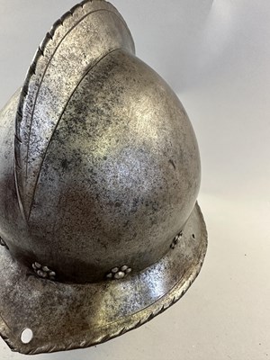 Lot 177 - A RARE NORTH ITALIAN COMB MORION, CIRCA 1540-50