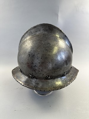 Lot 177 - A RARE NORTH ITALIAN COMB MORION, CIRCA 1540-50