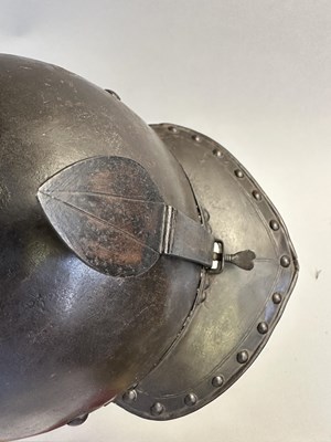 Lot 180 - A RARE WELL-MADE ZISCHÄGGE OF SIEGE WEIGHT, MID-17TH CENTURY, SOUTH GERMAN OR EAST EUROPEAN