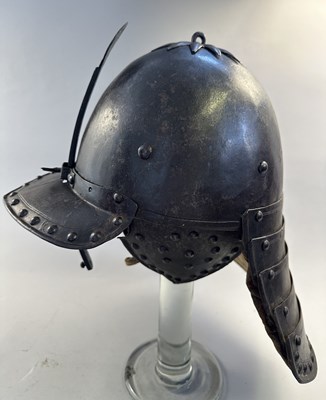 Lot 180 - A RARE WELL-MADE ZISCHÄGGE OF SIEGE WEIGHT, MID-17TH CENTURY, SOUTH GERMAN OR EAST EUROPEAN