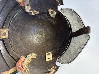 Lot 181 - A RARE ZISCHÄGGE OF SIEGE WEIGHT, MID-17TH CENTURY, SOUTH GERMAN OR EAST EUROPEAN