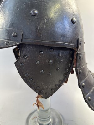 Lot 181 - A RARE ZISCHÄGGE OF SIEGE WEIGHT, MID-17TH CENTURY, SOUTH GERMAN OR EAST EUROPEAN
