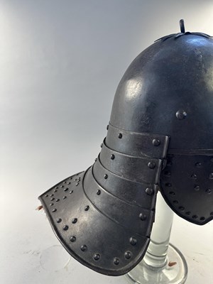 Lot 181 - A RARE ZISCHÄGGE OF SIEGE WEIGHT, MID-17TH CENTURY, SOUTH GERMAN OR EAST EUROPEAN