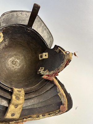 Lot 181 - A RARE ZISCHÄGGE OF SIEGE WEIGHT, MID-17TH CENTURY, SOUTH GERMAN OR EAST EUROPEAN