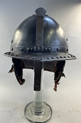 Lot 181 - A RARE ZISCHÄGGE OF SIEGE WEIGHT, MID-17TH CENTURY, SOUTH GERMAN OR EAST EUROPEAN