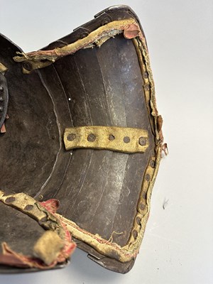 Lot 181 - A RARE ZISCHÄGGE OF SIEGE WEIGHT, MID-17TH CENTURY, SOUTH GERMAN OR EAST EUROPEAN