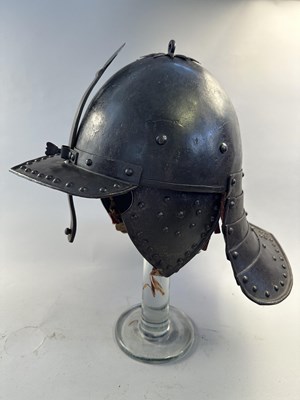 Lot 181 - A RARE ZISCHÄGGE OF SIEGE WEIGHT, MID-17TH CENTURY, SOUTH GERMAN OR EAST EUROPEAN