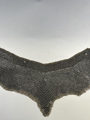 Lot 182 - A RARE EUROPEAN MAIL CAPE OR PISAIN, LATE 15TH/EARLY 16TH CENTURY, PROBABLY GERMAN