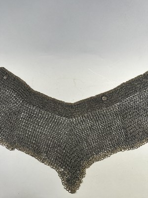 Lot 182 - A RARE EUROPEAN MAIL CAPE OR PISAIN, LATE 15TH/EARLY 16TH CENTURY, PROBABLY GERMAN