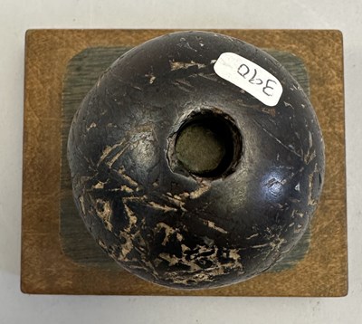 Lot 119 - A HAEMATITE MACE HEAD, POSSIBLY EGYPTIAN, 4TH/3RD MILLENIUM B.C.