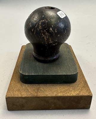 Lot 119 - A HAEMATITE MACE HEAD, POSSIBLY EGYPTIAN, 4TH/3RD MILLENIUM B.C.
