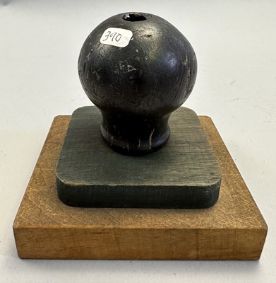 Lot 119 - A HAEMATITE MACE HEAD, POSSIBLY EGYPTIAN, 4TH/3RD MILLENIUM B.C.
