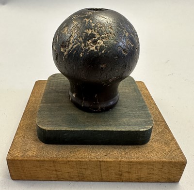 Lot 119 - A HAEMATITE MACE HEAD, POSSIBLY EGYPTIAN, 4TH/3RD MILLENIUM B.C.