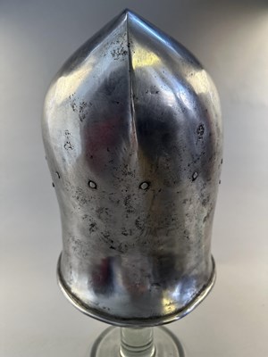 Lot 260 - A RARE ITALIAN BARBUTA, THE SKULL, MILANESE LATE 15TH CENTURY