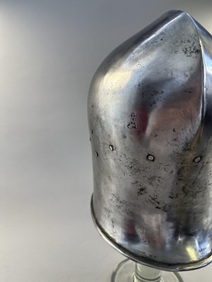 Lot 260 - A RARE ITALIAN BARBUTA, THE SKULL, MILANESE LATE 15TH CENTURY