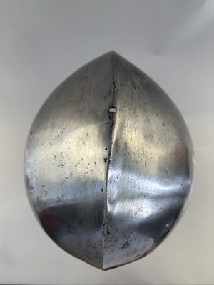 Lot 260 - A RARE ITALIAN BARBUTA, THE SKULL, MILANESE LATE 15TH CENTURY