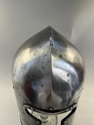 Lot 260 - A RARE ITALIAN BARBUTA, THE SKULL, MILANESE LATE 15TH CENTURY
