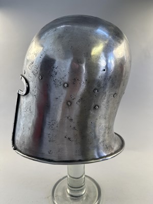Lot 260 - A RARE ITALIAN BARBUTA, THE SKULL, MILANESE LATE 15TH CENTURY