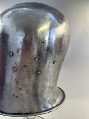 Lot 260 - A RARE ITALIAN BARBUTA, THE SKULL, MILANESE LATE 15TH CENTURY