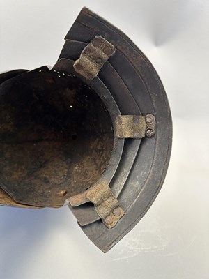 Lot 176 - A RARE SOUTH GERMAN CLOSE HELMET, CIRCA 1560