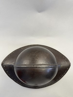 Lot 179 - A NORTH EUROPEAN HEAVY HELMET OF OFFICER'S QUALITY, CIRCA 1620-30