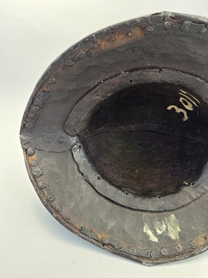 Lot 179 - A NORTH EUROPEAN HEAVY HELMET OF OFFICER'S QUALITY, CIRCA 1620-30
