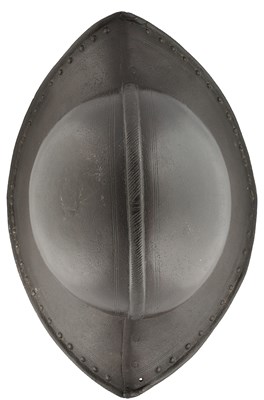 Lot 179 - A NORTH EUROPEAN HEAVY HELMET OF OFFICER'S QUALITY, CIRCA 1620-30