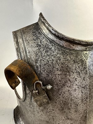 Lot 185 - A NORTH EUROPEAN SIEGE-WEIGHT CUIRASS, MID-17TH CENTURY