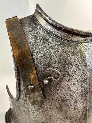 Lot 185 - A NORTH EUROPEAN SIEGE-WEIGHT CUIRASS, MID-17TH CENTURY