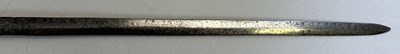 Lot 161 - A FINE ENGLISH DISH-HILT RAPIER, MID-17TH CENTURY