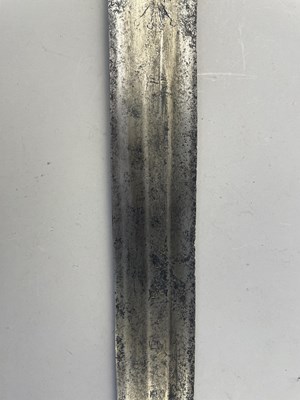 Lot 145 - A RARE ITALIAN SPETUM, CIRCA 1550-1600 INCORPORATING AN EXCEPTIONAL BLADE OF CIRCA 1300-50