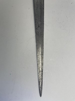 Lot 145 - A RARE ITALIAN SPETUM, CIRCA 1550-1600 INCORPORATING AN EXCEPTIONAL BLADE OF CIRCA 1300-50