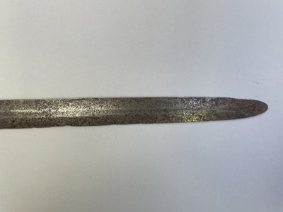 Lot 155 - A TWO HAND SWORD, EARLY 16TH CENTURY, PROBABLY SPANISH