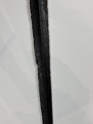 Lot 248 - A COMPOSITE MEDIEVAL SWORD OF CASTILLON TYPE, 15TH CENTURY