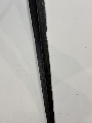 Lot 248 - A COMPOSITE MEDIEVAL SWORD OF CASTILLON TYPE, 15TH CENTURY