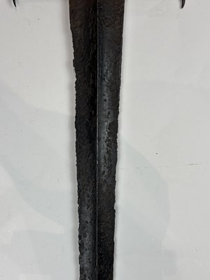 Lot 248 - A COMPOSITE MEDIEVAL SWORD OF CASTILLON TYPE, 15TH CENTURY