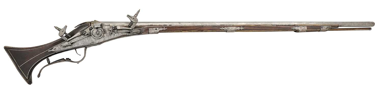 Lot 198 - A 12 BORE ITALIAN WHEEL-LOCK MUSKET, LATE 16TH CENTURY