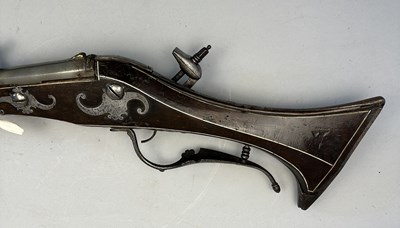 Lot 198 - A 12 BORE ITALIAN WHEEL-LOCK MUSKET, LATE 16TH CENTURY