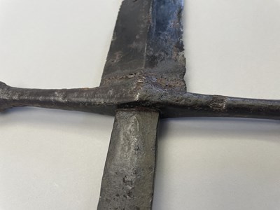 Lot 148 - A FINE AND RARE HAND-AND-A-HALF SWORD, CIRCA 1420-60