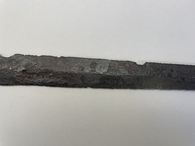 Lot 148 - A FINE AND RARE HAND-AND-A-HALF SWORD, CIRCA 1420-60