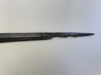 Lot 148 - A FINE AND RARE HAND-AND-A-HALF SWORD, CIRCA 1420-60