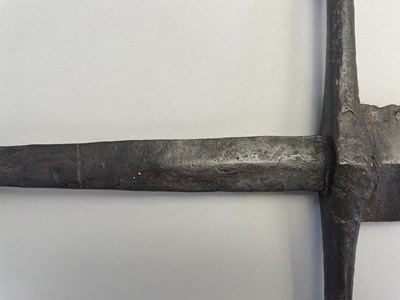 Lot 148 - A FINE AND RARE HAND-AND-A-HALF SWORD, CIRCA 1420-60