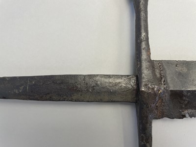 Lot 148 - A FINE AND RARE HAND-AND-A-HALF SWORD, CIRCA 1420-60
