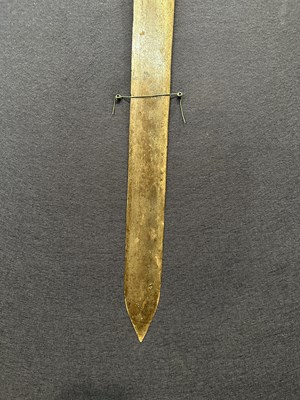 Lot 151 - A FINE GERMAN TWO-HAND PROCESSIONAL SWORD, LATE 16TH CENTURY