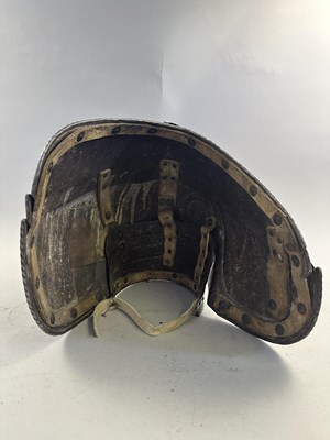 Lot 170 - A COMPOSITE NORTH ITALIAN CAP-A-PIE ARMOUR WITH ETCHED DECORATION, LATE 16TH CENTURY, THE BACKPLATE SIGNED BY THE MASTER ‘P’