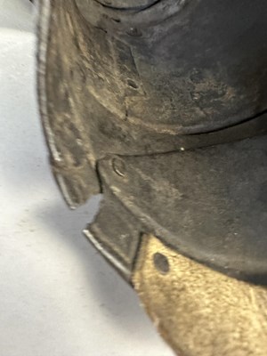 Lot 170 - A COMPOSITE NORTH ITALIAN CAP-A-PIE ARMOUR WITH ETCHED DECORATION, LATE 16TH CENTURY, THE BACKPLATE SIGNED BY THE MASTER ‘P’
