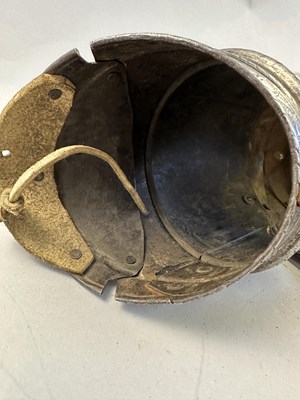 Lot 170 - A COMPOSITE NORTH ITALIAN CAP-A-PIE ARMOUR WITH ETCHED DECORATION, LATE 16TH CENTURY, THE BACKPLATE SIGNED BY THE MASTER ‘P’