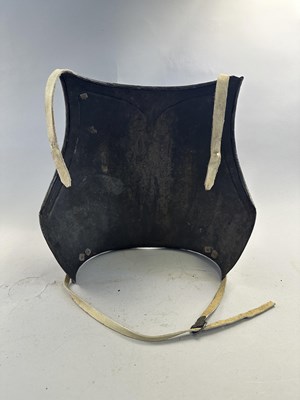 Lot 170 - A COMPOSITE NORTH ITALIAN CAP-A-PIE ARMOUR WITH ETCHED DECORATION, LATE 16TH CENTURY, THE BACKPLATE SIGNED BY THE MASTER ‘P’