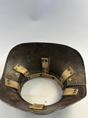Lot 170 - A COMPOSITE NORTH ITALIAN CAP-A-PIE ARMOUR WITH ETCHED DECORATION, LATE 16TH CENTURY, THE BACKPLATE SIGNED BY THE MASTER ‘P’