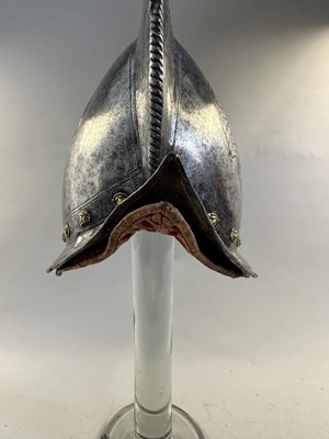 Lot 170 - A COMPOSITE NORTH ITALIAN CAP-A-PIE ARMOUR WITH ETCHED DECORATION, LATE 16TH CENTURY, THE BACKPLATE SIGNED BY THE MASTER ‘P’